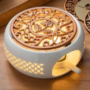 Ceramic Aroma Elegance – Teelichthalter mit Aromadiffusor